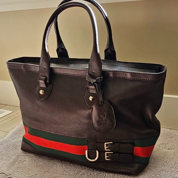 GUCCI Web Heritage Tote - Picture 3 of 10